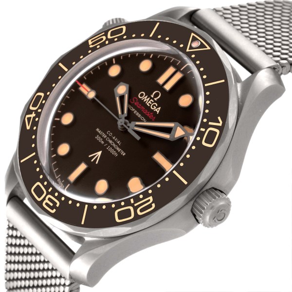 Omega Seamaster 300M 007 Edition Titanium Watch 210.90.42.20.01.001 Box Card