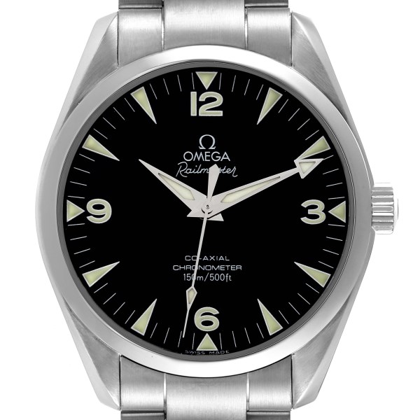 Omega Seamaster Railmaster Co-Axial Steel Mens Watch 2503.52.00 Box Card