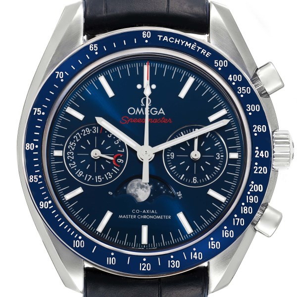 Omega Speedmaster Moonphase Chronograph Steel Mens Watch 304.33.44.52.03.001 Box Card Omega Speedmaster Moonphase Chronograph Steel Mens Watch 304.33.44.52.03.001 Box Card