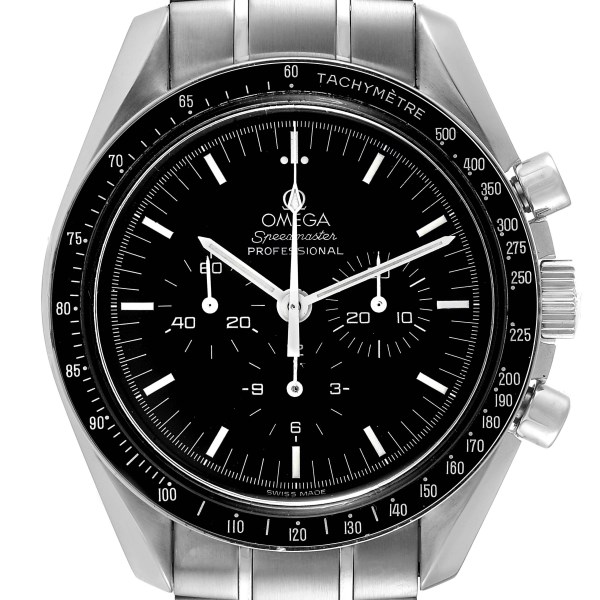 Omega Speedmaster Moonwatch Hesalite Sapphire Mens Watch 3572.50.00 Box Card