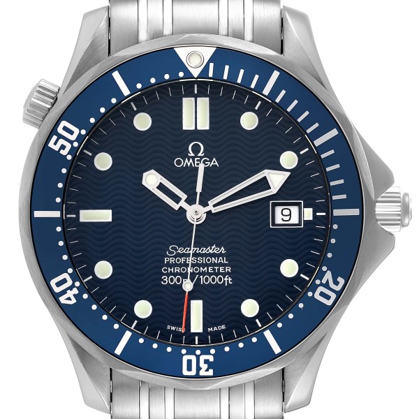 Omega Seamaster Diver 300M Blue Dial Steel Mens Watch 2531.80.00 Box Card