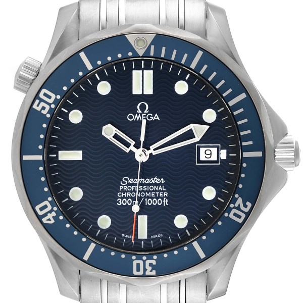 Omega Seamaster Diver 300M Blue Dial Steel Mens Watch 2531.80.00 Card