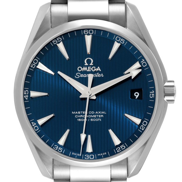 Omega Seamaster Aqua Terra Blue Dial Steel Watch 231.10.42.21.03.003 Box Card