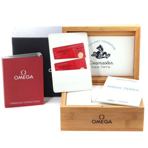 Omega Seamaster Aqua Terra Titanium Mens Watch 231.90.39.21.04.001 Box Card