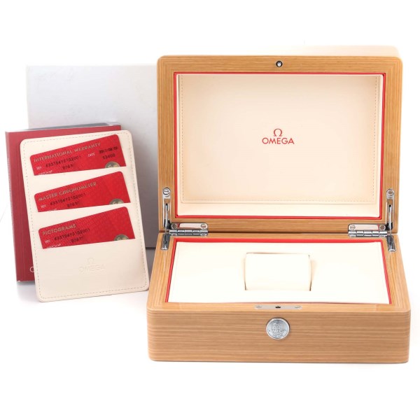 Omega DeVille Co-Axial 41mm Silver Dial Watch 433.10.41.21.02.001 Box Card