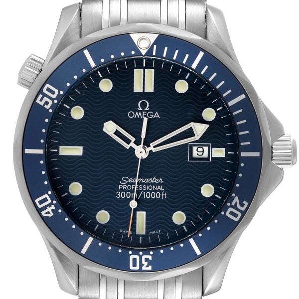 Omega Seamaster Diver 300M James Bond Blue Dial Steel Mens Watch 2541.80.00