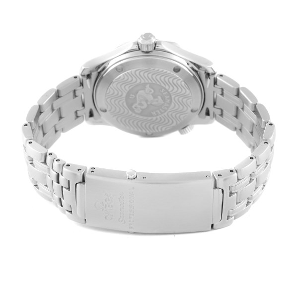 Omega Seamaster Midsize 36mm Blue Dial Steel Mens Watch 2551.80.00 Box Card