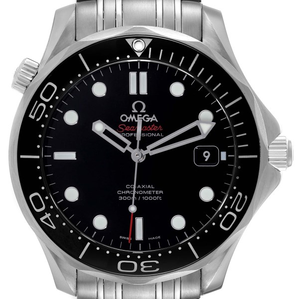 Omega Seamaster Diver 300M Black Dial Mens Watch 212.30.41.20.01.003