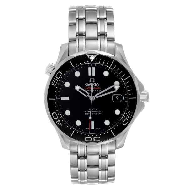 Omega Seamaster Diver 300M Black Dial Mens Watch 212.30.41.20.01.003