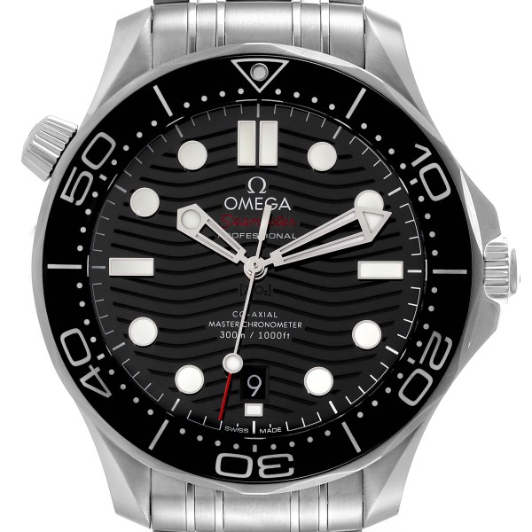 Omega Seamaster Diver 300M Black Dial Mens Watch 210.30.42.20.01.001 Box Card