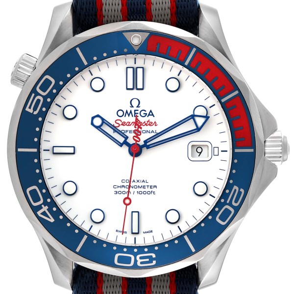 Omega Seamaster James Bond Commander LE Steel Watch 212.32.41.20.04.001 Box Card