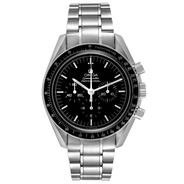 Omega Speedmaster MoonWatch Chronograph Black Dial Mens Watch 3570.50.00 Card