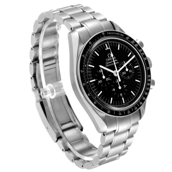 Omega Speedmaster MoonWatch Chronograph Black Dial Mens Watch 3570.50.00 Card