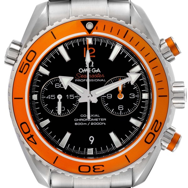 Omega Seamaster Planet Ocean Chronograph Mens Watch 232.30.46.51.01.002 Box Card