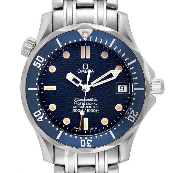 Omega Seamaster Midsize 36mm Blue Dial Steel Mens Watch 2551.80.00