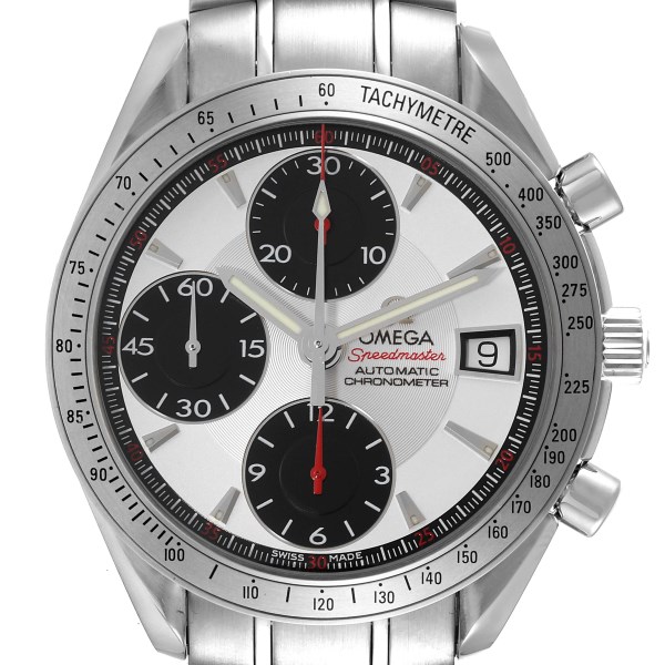 Omega Speedmaster Day Date Panda Dial Steel Mens Watch 3211.31.00 Box Card