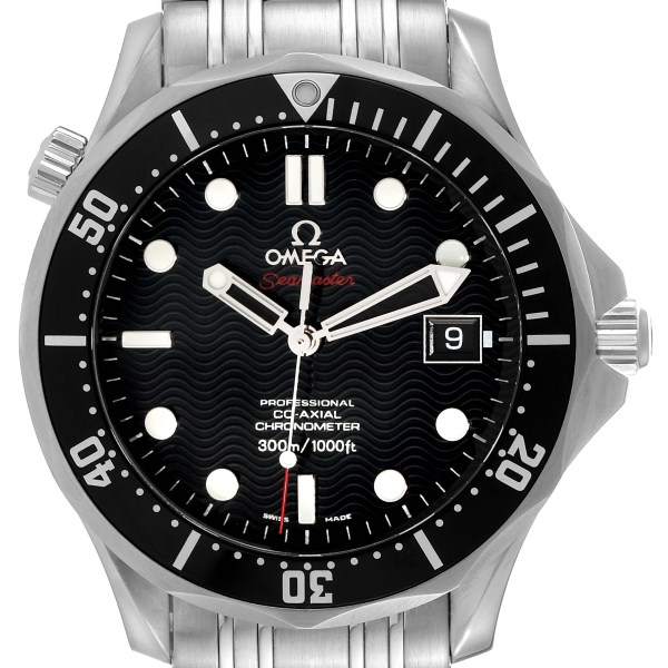 Omega Seamaster Black Dial Steel Mens Watch 212.30.41.20.01.002 Box Card