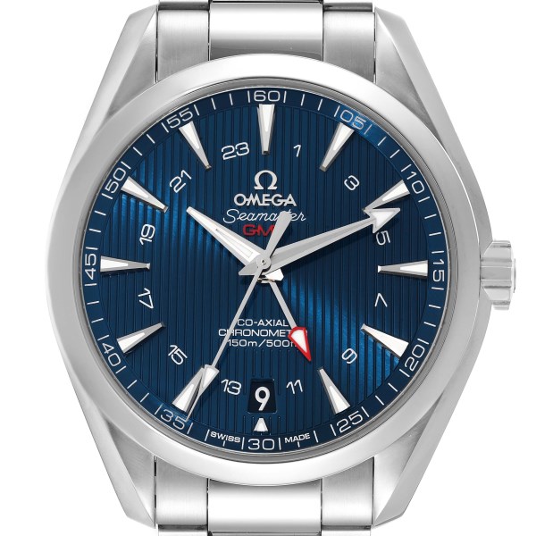 Omega Seamaster Aqua Terra GMT Co-Axial Watch 231.10.43.22.03.001 Box Card