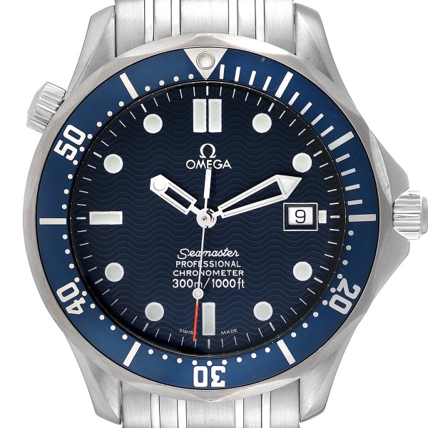 Omega Seamaster Diver 300M Blue Dial Steel Mens Watch 2531.80.00 Box Card