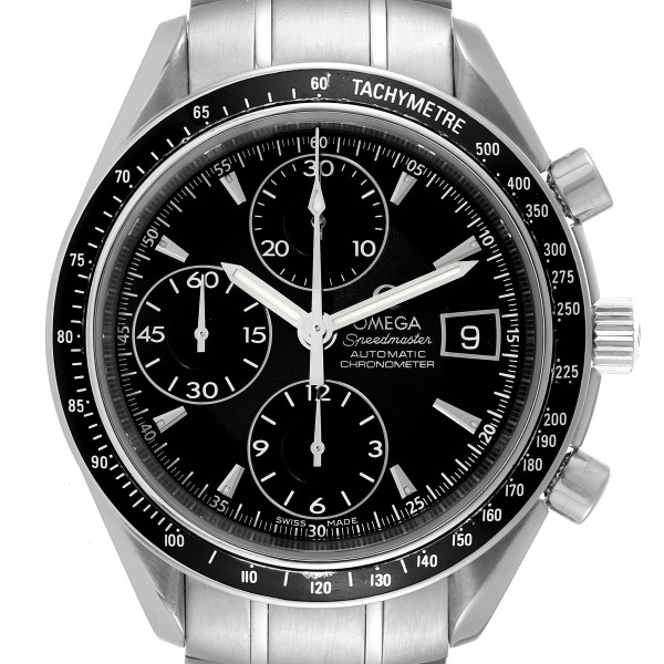 Omega Speedmaster Date Chronograph Black Dial Mens Watch 3210.50.00