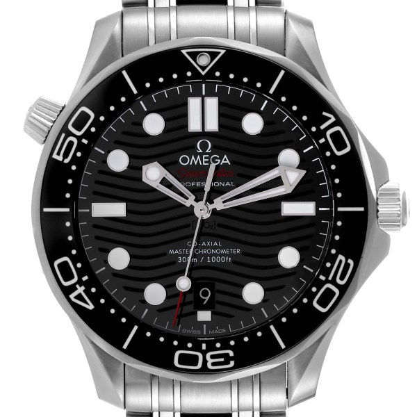Omega Seamaster Diver 300M Black Dial Mens Watch 210.30.42.20.01.001 Unworn