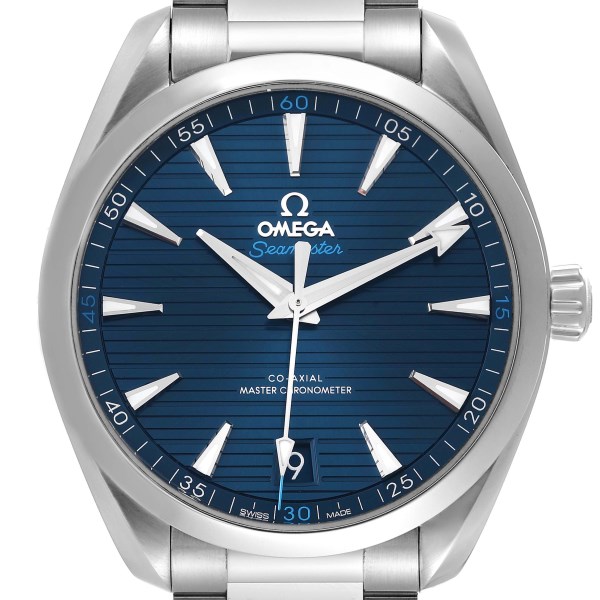 Omega Seamaster Aqua Terra Blue Dial Steel Watch 220.10.41.21.03.001 Box Card