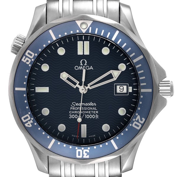 Omega Seamaster Diver 300M Blue Dial Automatic Steel Mens Watch 2531.80.00