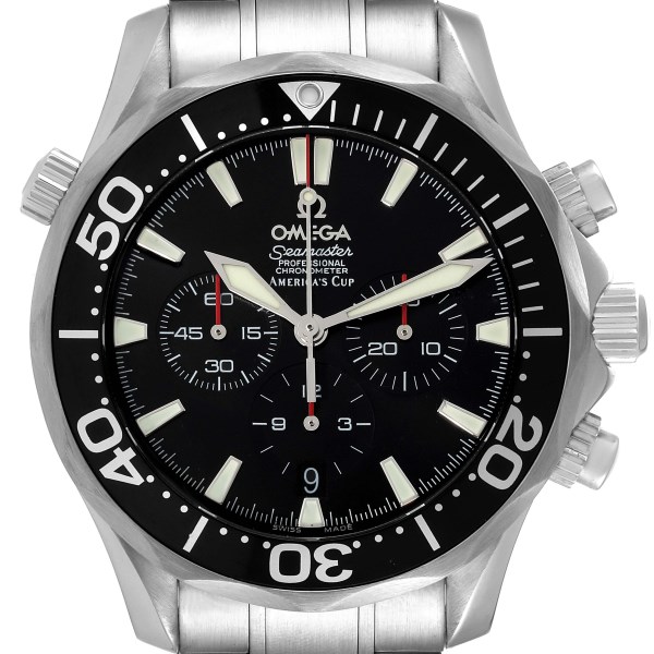 Omega Seamaster 300M Chronograph Americas Cup Mens Watch 2594.50.00 Card