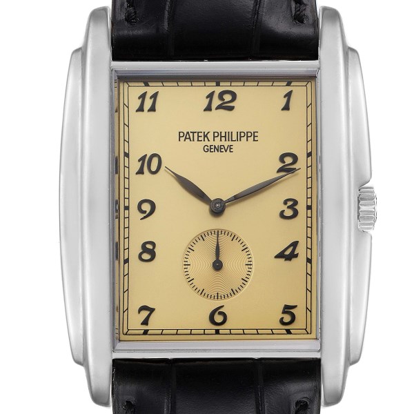Patek Philippe Gondolo Small Seconds White Gold Mens Watch 5124