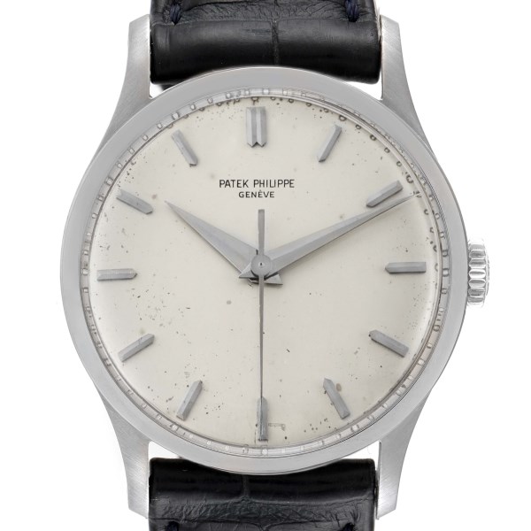 Patek Philippe Calatrava White Gold Vintage Mens Watch 570 Box Papers