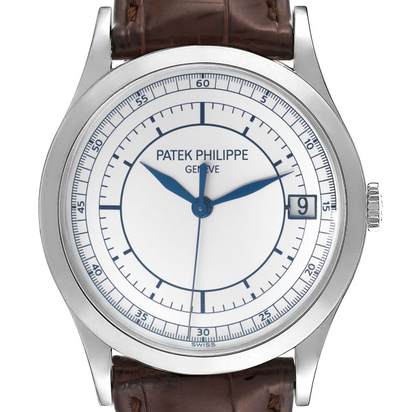 Patek Philippe Calatrava White Gold Automatic Mens Watch 5296