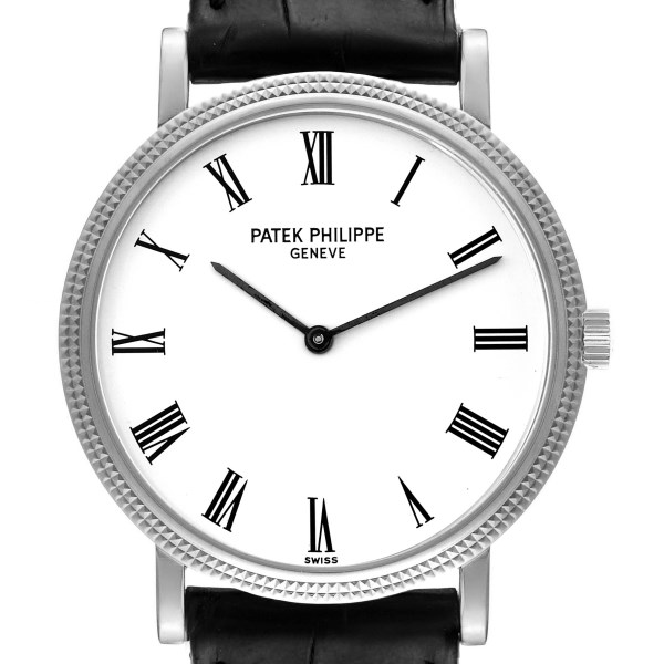 Patek Philippe Calatrava White Gold Automatic Mens Watch 5120