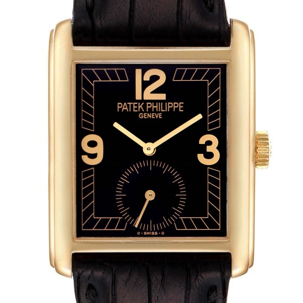 Patek Philippe Gondolo 18k Yellow Gold Small Seconds Mens Watch 5014