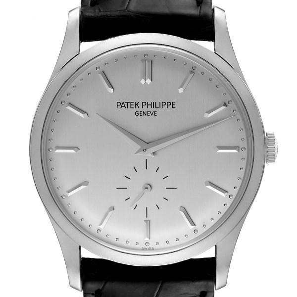 Patek Philippe Calatrava White Gold Mechanical Mens Watch 5196G