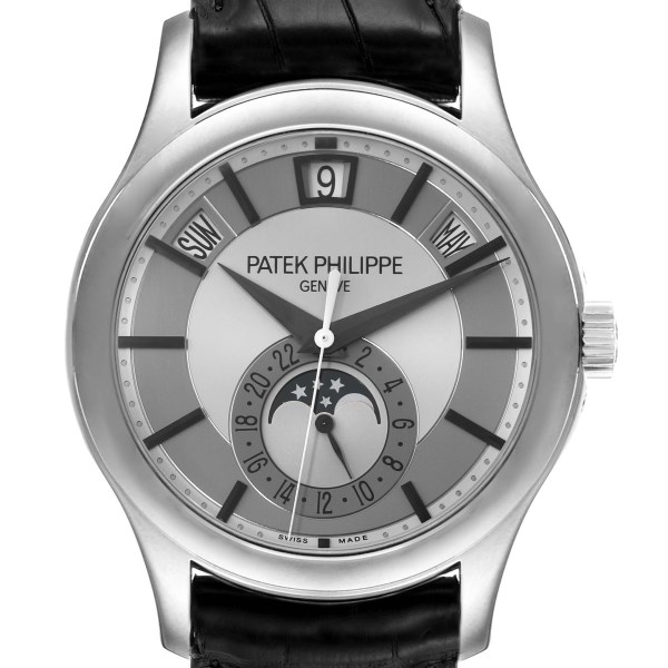 Patek Philippe Complications Annual Calendar White Gold Mens Watch 5205