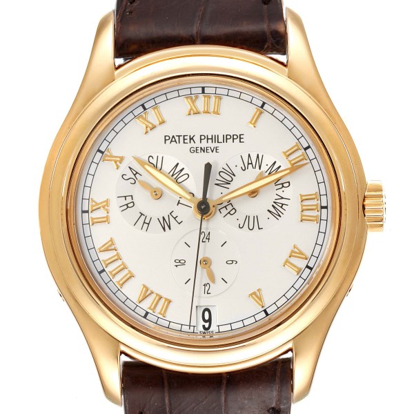 Patek Philippe Complications Annual Calendar Yellow Gold Watch 5035 5035j Papers