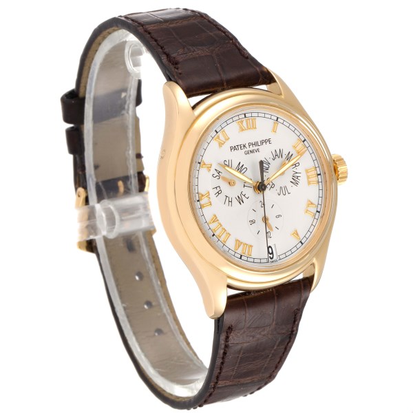 Patek Philippe Complications Annual Calendar Yellow Gold Watch 5035 5035j Papers