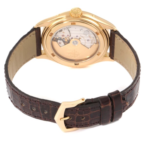 Patek Philippe Complications Annual Calendar Yellow Gold Watch 5035 5035j Papers