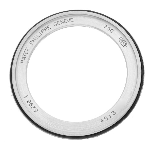 Patek Philippe Calatrava White Gold Silver Dial Automatic Mens Watch 5296