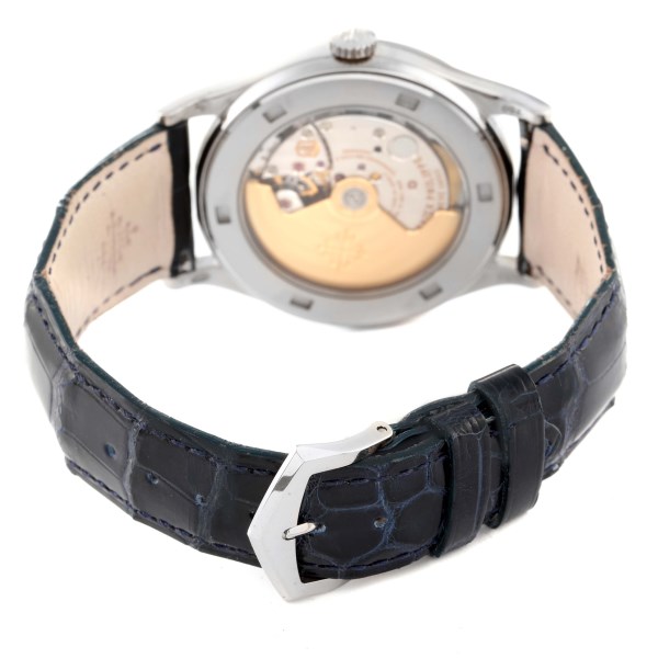 Patek Philippe Calatrava White Gold Silver Dial Automatic Mens Watch 5296