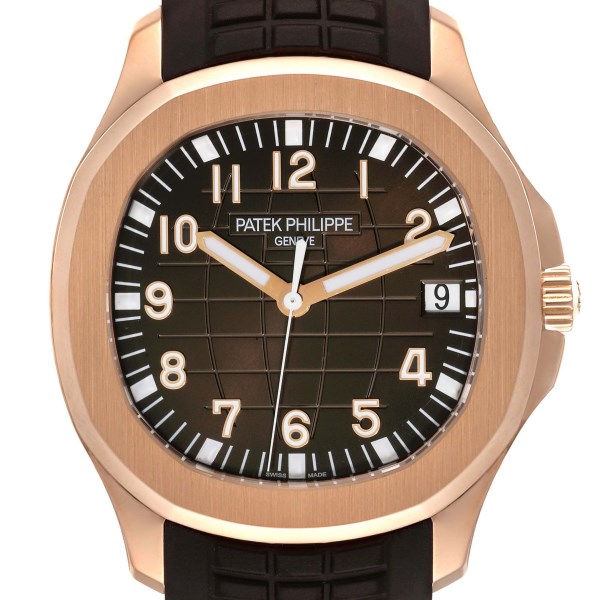 Patek Philippe Aquanaut Date Rose Gold Mens Watch 5167R Box Papers