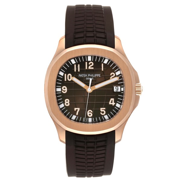 Patek Philippe Aquanaut Date Rose Gold Mens Watch 5167R Box Papers