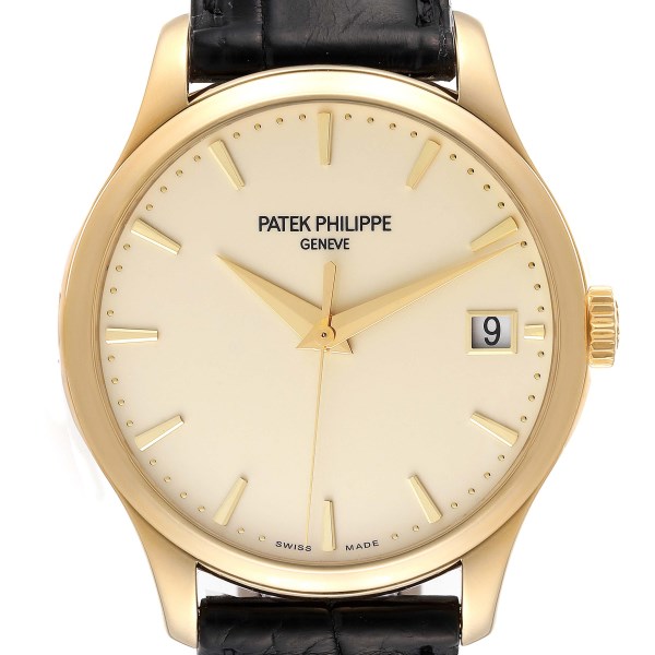 Patek Philippe Calatrava Hunter Case Yellow Gold Mens Watch 5227