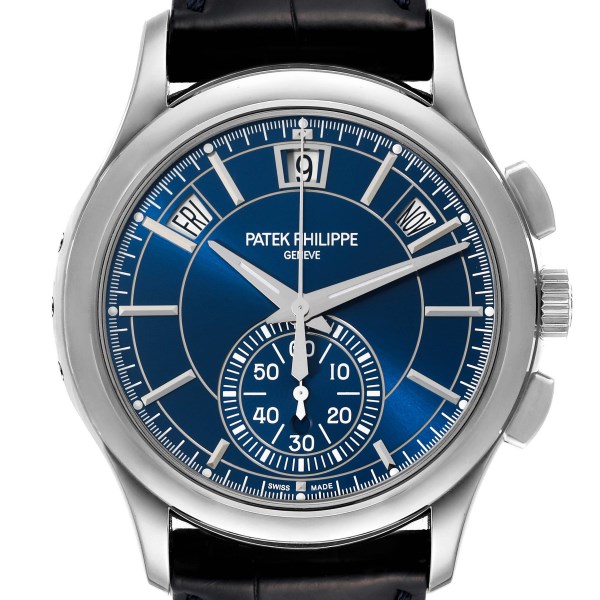 Patek Philippe Complications Annual Calendar Platinum Watch 5905 Box Papers
