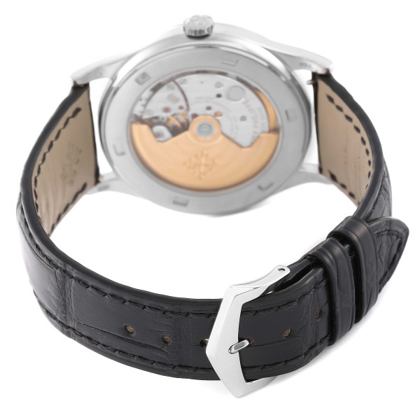 Patek Philippe Calatrava White Gold Silver Dial Automatic Mens Watch 5296