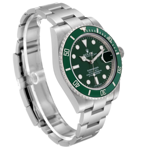 Rolex Submariner Hulk Green Dial Bezel Steel Mens Watch 116610LV Box Card