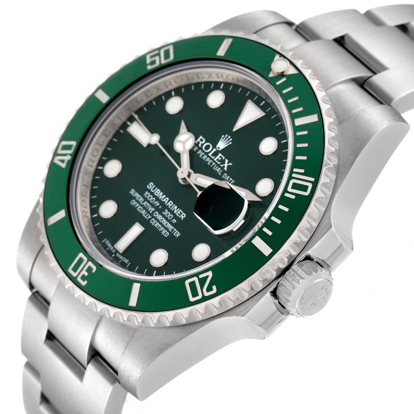 Rolex Submariner Hulk Green Dial Bezel Steel Mens Watch 116610LV Box Card