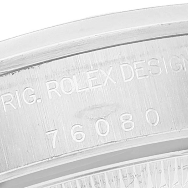 Rolex Oyster Perpetual Nondate Silver Dial Ladies Watch 76080