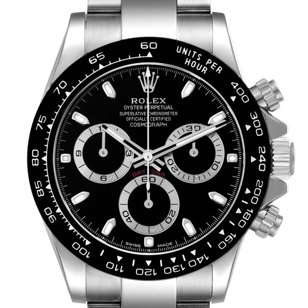 Rolex Cosmograph Daytona Ceramic Bezel Black Dial Mens Watch 116500 Box Card