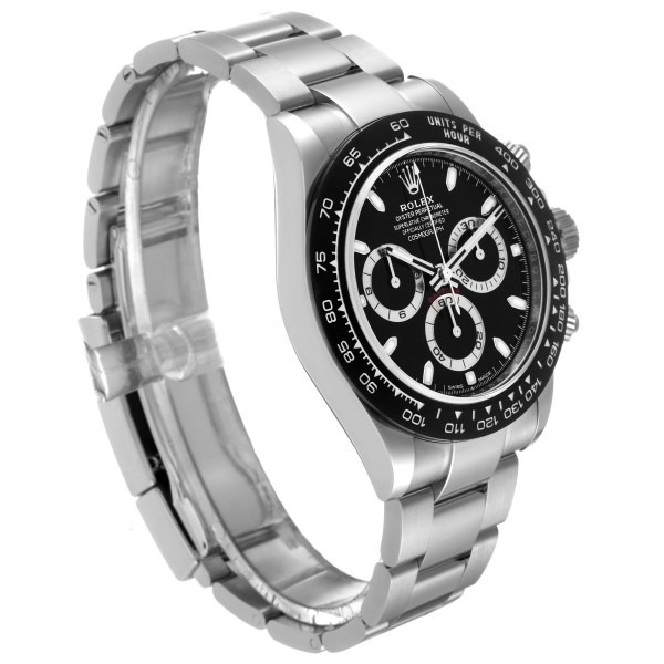 Rolex Cosmograph Daytona Ceramic Bezel Black Dial Mens Watch 116500 Box Card
